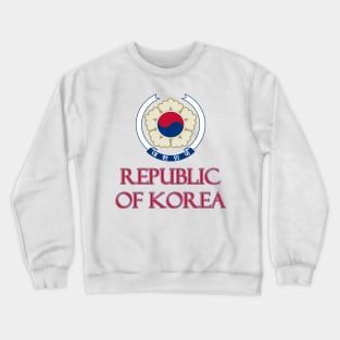 Republic of Korea - Coat of Arms Design Crewneck Sweatshirt